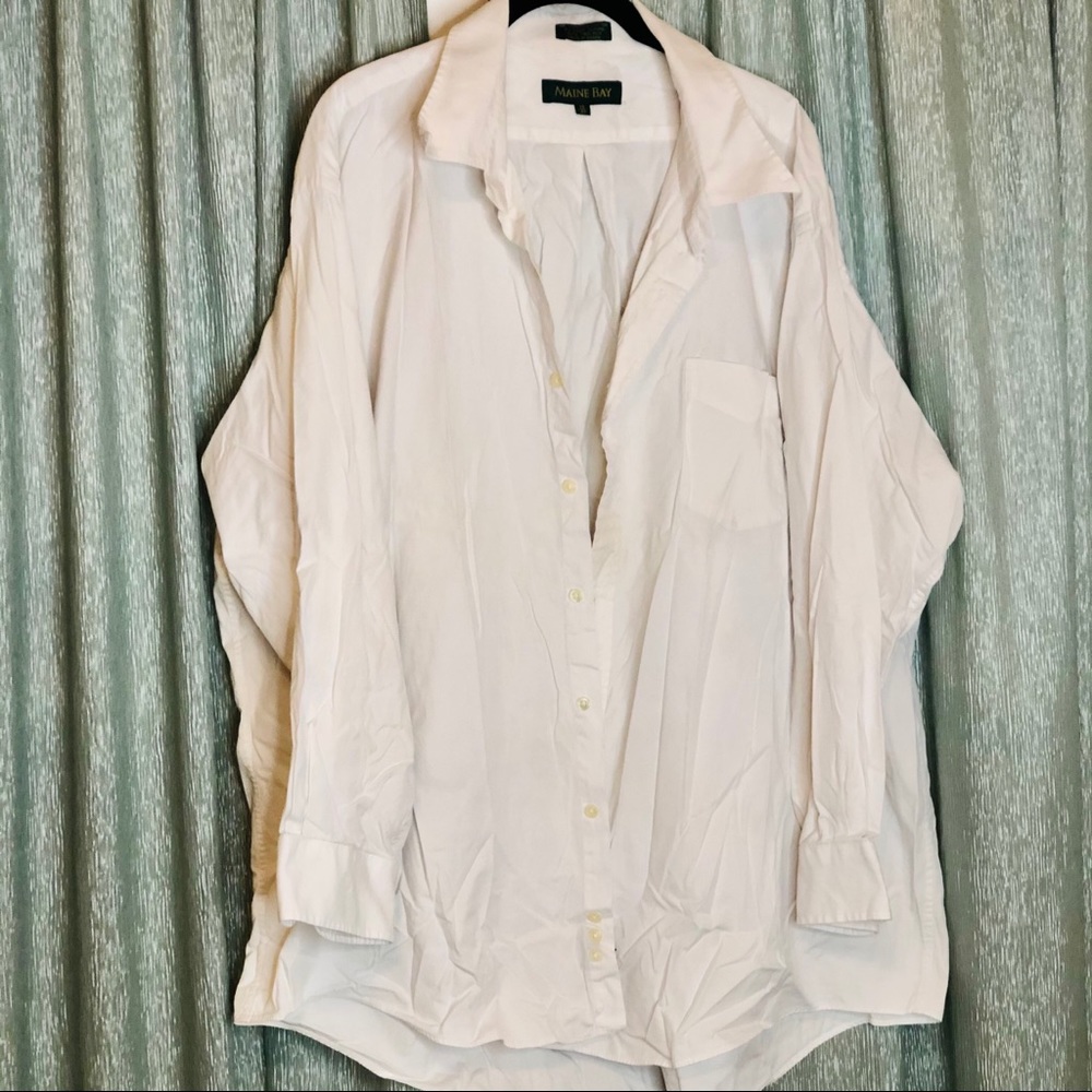 *Bundle 4/$20* Maine Bay Men’s Oxford Button Down Shirt 19/33
